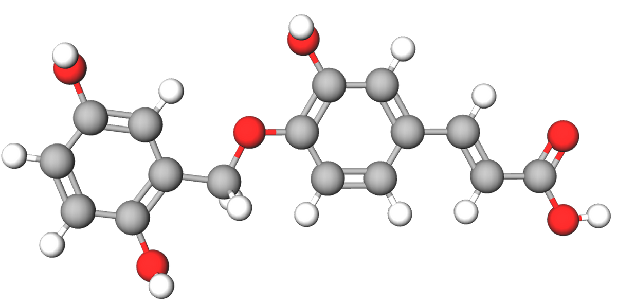 Rosmarinic acid molecular structure