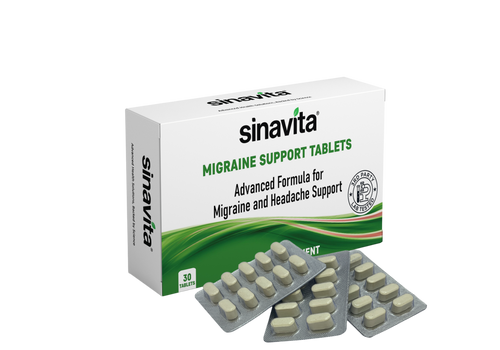 SinaVita® Migraine Support Tablets → Daily supplement tablets